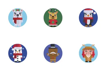 Christmas Avatars Icon Pack