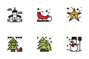 Christmas Color Icon Pack