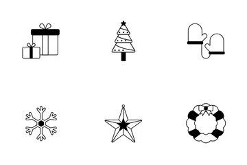 Christmas Day Ornament Icon Pack