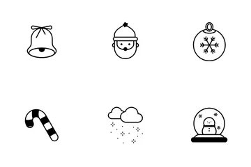 Christmas Day Ornament Icon Pack