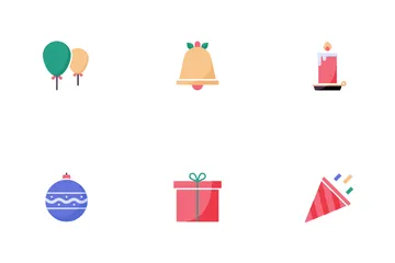 Christmas Decoration Icon Pack