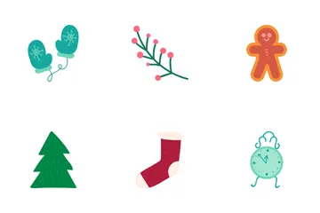 Christmas Decorations Icons Pack Icon Pack