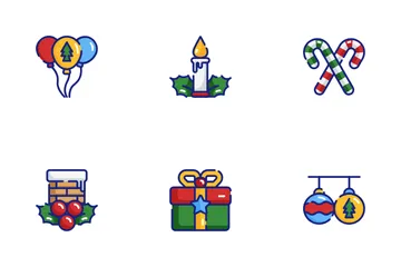 Christmas Elements Icon Pack