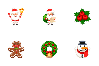 Christmas Emojis Icon Pack