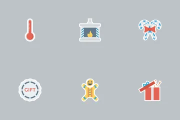 Christmas Flat Paper Vol 1 Icon Pack