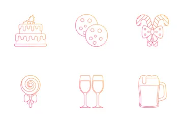 Christmas Food Icon Pack