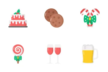 Christmas Food Icon Pack