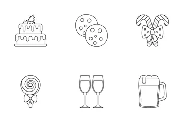 Christmas Food Icon Pack