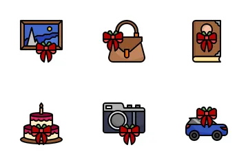 Christmas Gift Icon Pack