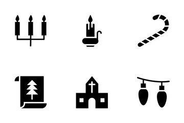 Christmas Glyphs Icons Icon Pack