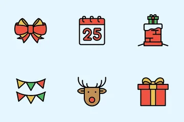 Christmas Holiday Icon Pack