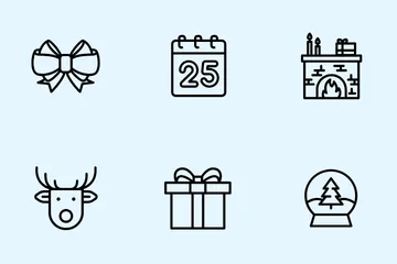 Christmas Holiday Icon Pack