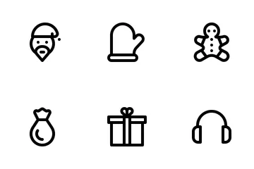 Christmas (Line 32) Icon Pack