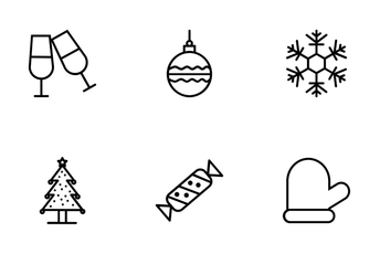 Christmas Line Icons  Icon Pack