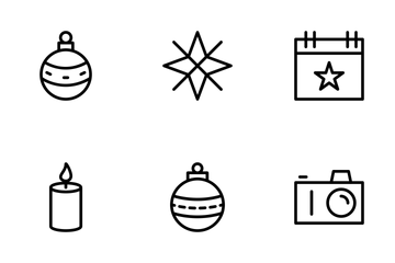 Christmas Line Icons Icon Pack