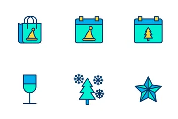 Christmas - Lineal Color Icon Pack