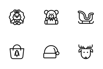 Christmas LineArt Icon Pack