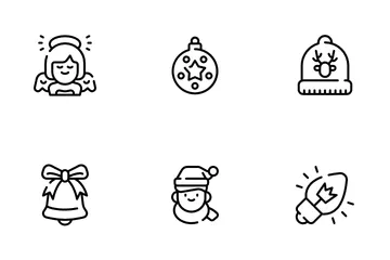 Christmas Outline Icon Pack