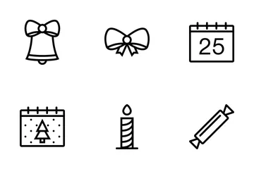 Christmas Outline Icon Pack