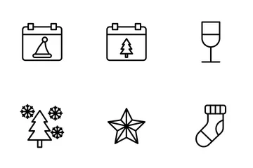 Christmas - Outline Icon Pack