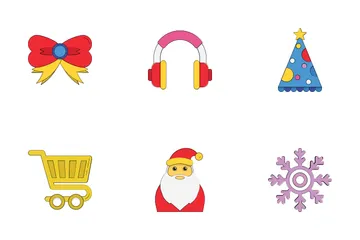 Christmas Party And Celebration Icon Pack