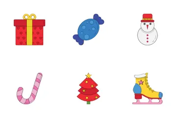 Christmas Party And Celebration Icon Pack
