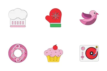 Christmas Party And Celebration Icon Pack