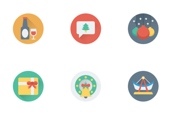 Christmas Party And Celebrations Icon Pack