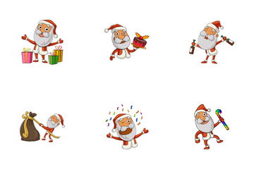 Christmas Santa Icon Pack