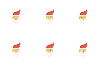 Christmas Santa Avatar Icon Pack