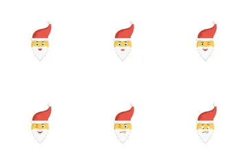 Christmas Santa Avatar Icon Pack