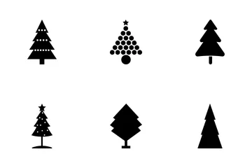 Christmas Tree Stickers Icon Pack