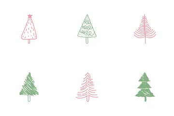 Christmas Trees Icon Pack