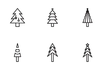 Christmas Trees Icon Pack