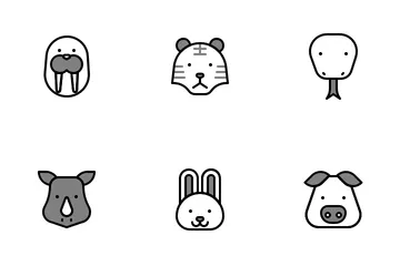 Chromatique Animal Pack d'Icônes