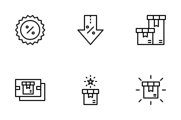 Lunes cibernético Paquete de Iconos