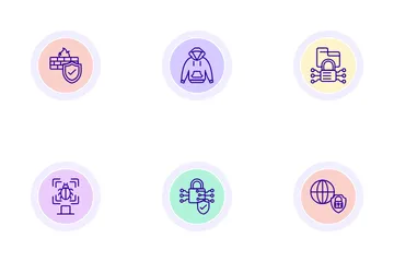 Cíber segurança Pacote de Ícones