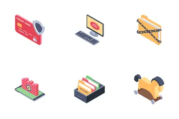 Cíber segurança Icon Pack