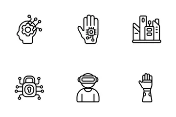 Ciberpunk Paquete de Iconos