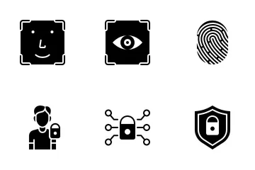 La seguridad cibernética Icon Pack