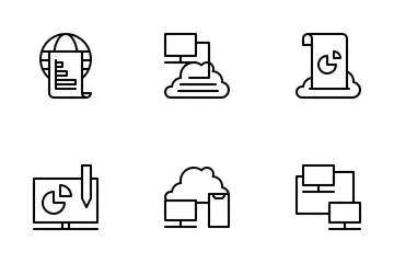 La seguridad cibernética Paquete de Iconos