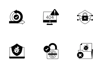 La seguridad cibernética Paquete de Iconos