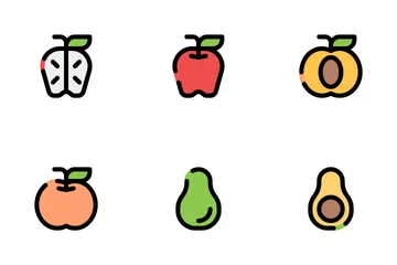 Cibo e frutta Icon Pack