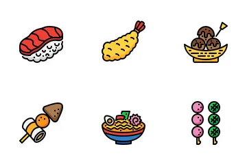 Cibo giapponese Icon Pack