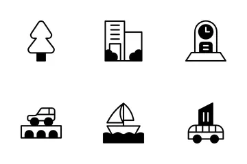 Elemento Cidade Icon Pack