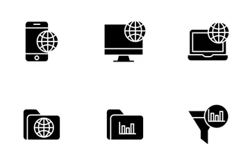 Ciencia de los datos Paquete de Iconos