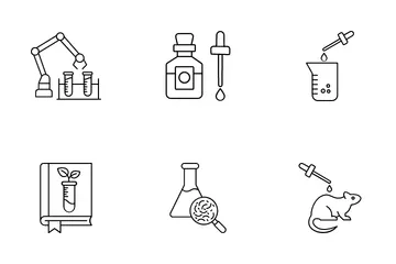 Ciência e Biotecnologia Pacote de Ícones