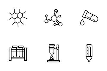 Línea científica vol 1 Paquete de Iconos