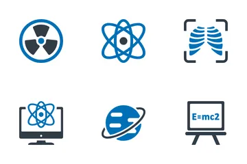 Ciencia y experimento Paquete de Iconos