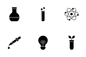 Ciencia y experimentos Paquete de Iconos